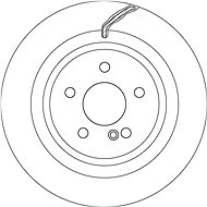 TRW Brake disc DF6826S set of 2 - Brake Disc