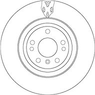 TRW Brzdový kotouč DF6833S sada 2ks - Brake Disc