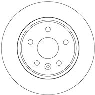 TRW Brake disc DF6846 set of 2 - Brake Disc