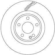 TRW Brake disc DF6867 set of 2 - Brake Disc
