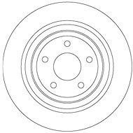 TRW Brake disc DF6872 set of 2 - Brake Disc