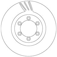 TRW Brake disc DF6881 set of 2 - Brake Disc