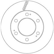 TRW Brzdový kotouč DF6882 sada 2ks - Brake Disc