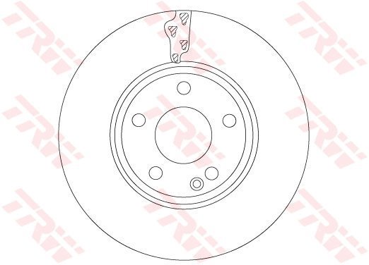 TRW Brzdový kotouč DF6885 sada 2ks - Brake Disc