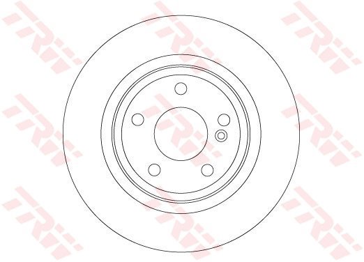 TRW Brake disc DF6886 set of 2 - Brake Disc