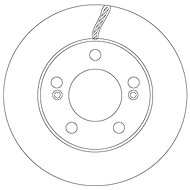 TRW Brake disc DF6888 set of 2 - Brake Disc