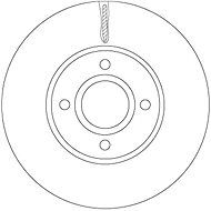 TRW Brake disc DF6898 set of 2 - Brake Disc