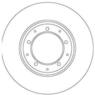 TRW Brake disc DF6905 set of 2 - Brake Disc