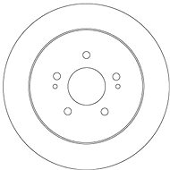TRW Brzdový kotouč DF6909 sada 2ks - Brake Disc