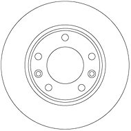 TRW Brake disc DF6910 set of 2 - Brake Disc