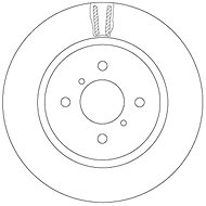 TRW Brake disc DF6912 set of 2 - Brake Disc