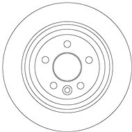 TRW Brzdový kotouč DF6913 sada 2ks - Brake Disc