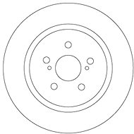 TRW Brake disc DF6920 set of 2 - Brake Disc
