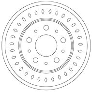 TRW Brake disc DF6925S set of 2 - Brake Disc