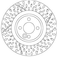 TRW Brake Disc DF6930S set of 2 - Brake Disc