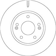 TRW Brake disc DF6936 set of 2 - Brake Disc