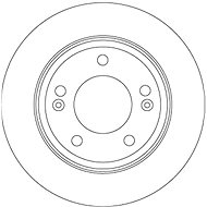 TRW Brzdový kotouč DF6937 sada 2ks - Brake Disc
