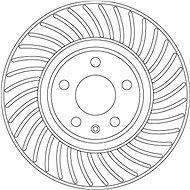 TRW Brake Disc DF6950S set of 2 - Brake Disc