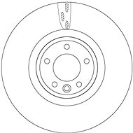 TRW Brake Disc DF6957S set of 2 - Brake Disc
