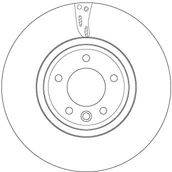 TRW Brake disc DF6958S set of 2 - Brake Disc