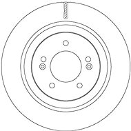 TRW Brake disc DF6959 set of 2 - Brake Disc