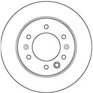 TRW Brake disc DF6961S set of 2 - Brake Disc