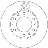 TRW Brake Disc DF6962S set of 2 - Brake Disc