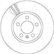 TRW Brake disc DF6964 set of 2 - Brake Disc