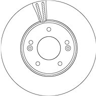 TRW Brake disc DF6966 set of 2 - Brake Disc