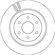 TRW Brake disc DF6967 set of 2 - Brake Disc