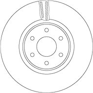 TRW Brake Disc DF6968S set of 2 - Brake Disc