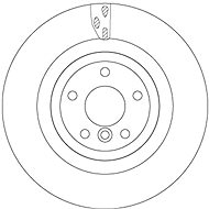 TRW Brake Disc DF6969S set of 2 - Brake Disc