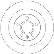 TRW Brake disc DF6970 set of 2 - Brake Disc