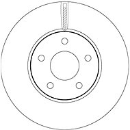 TRW Brake disc DF6975 set of 2 - Brake Disc