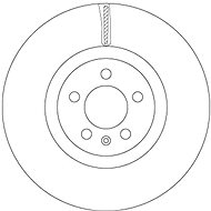 TRW Brake Disc DF6983S set of 2 - Brake Disc