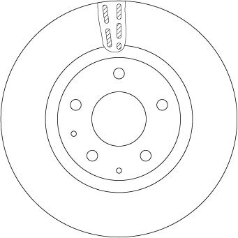 TRW Brzdový kotouč DF6984 sada 2ks - Brake Disc