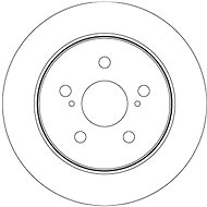 TRW Brzdový kotouč DF8335 sada 2ks - Brake Disc
