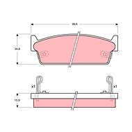 TRW Brake Pads GDB1002 - Brake Pads