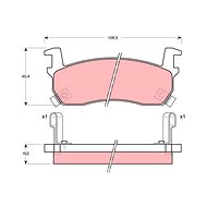 TRW Brake Pads GDB1004 - Brake Pads