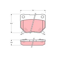 TRW Brake Pads GDB1007 - Brake Pads