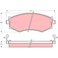 TRW Brake Pads GDB1008 - Brake Pads