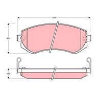 TRW Brake Pads GDB1009 - Brake Pads
