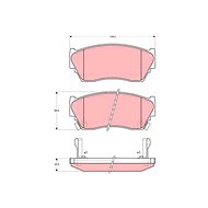 TRW Brake Pads GDB1012 - Brake Pads