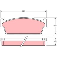 TRW Brake Pads GDB1021 - Brake Pads