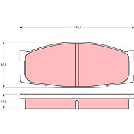 TRW Brzdové destičky GDB1022 - Brake Pads