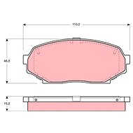 TRW Brake Pads GDB1028 - Brake Pads