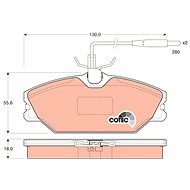 TRW Brzdové destičky GDB1030 - Brake Pads