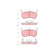TRW Brzdové destičky GDB1036 - Brake Pads