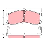 TRW Brzdové destičky GDB1037 - Brake Pads