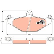 TRW Brzdové destičky GDB1041 - Brake Pads